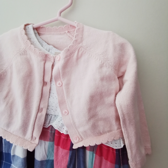 3/ 25 Baby Gap Pink Crop Cardigan - Picture 8 of 10